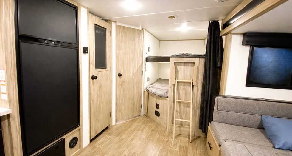rv bunk beds family travel trailer sleeps 10