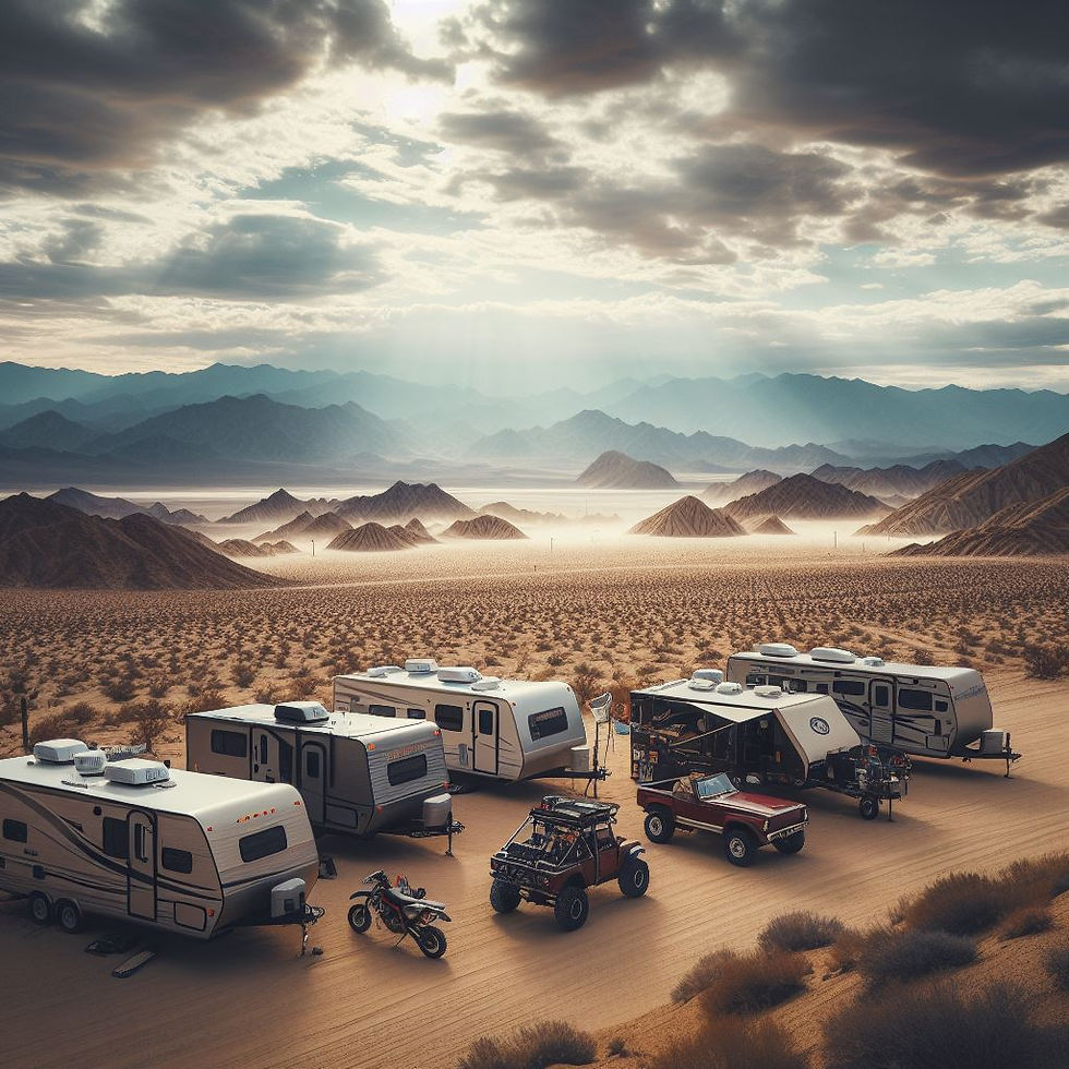 RV rentals for King of the Hammers in Johnson Valley