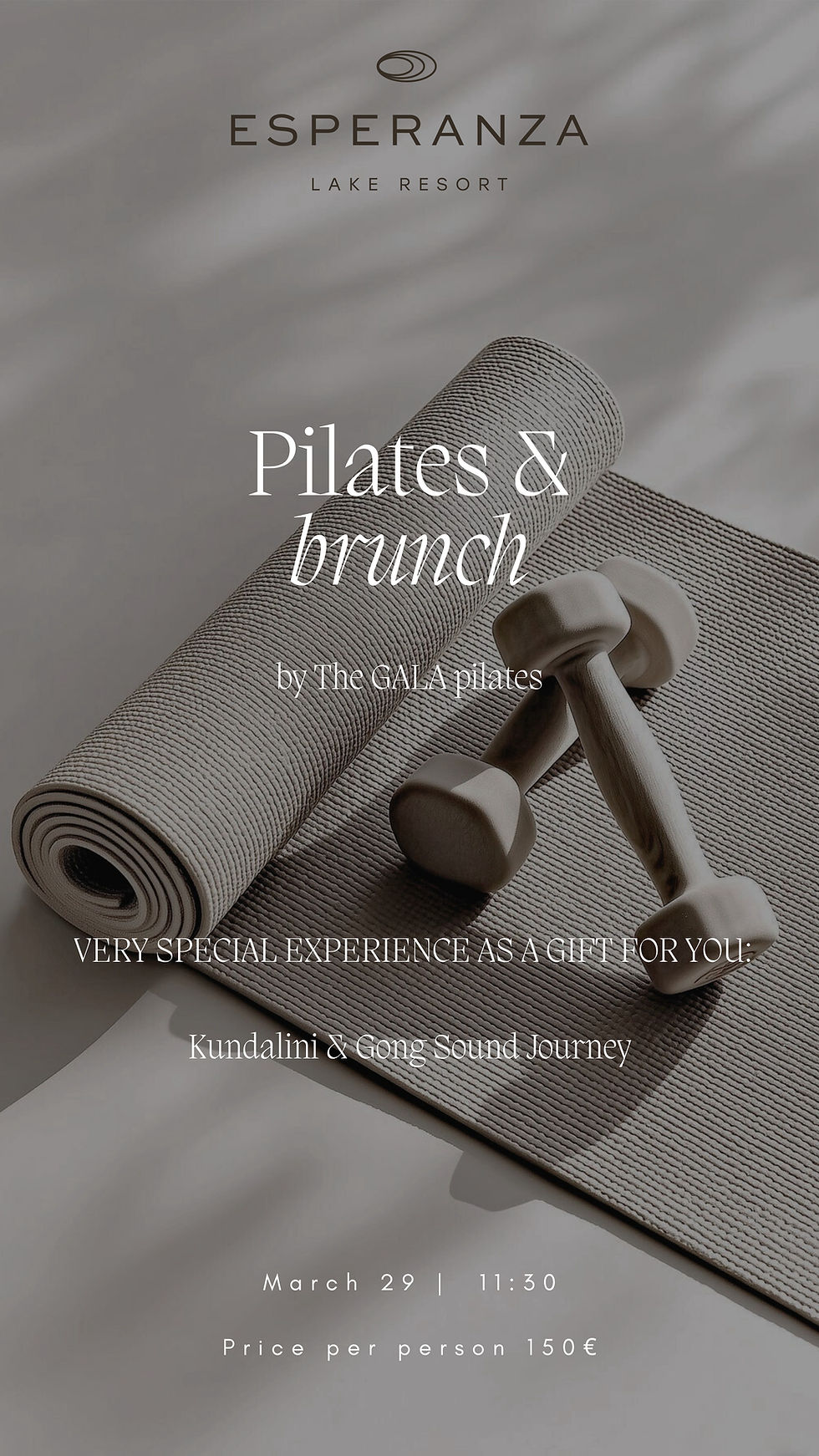 Pilates & Brunch | ESPERANZA LAKE RESORT