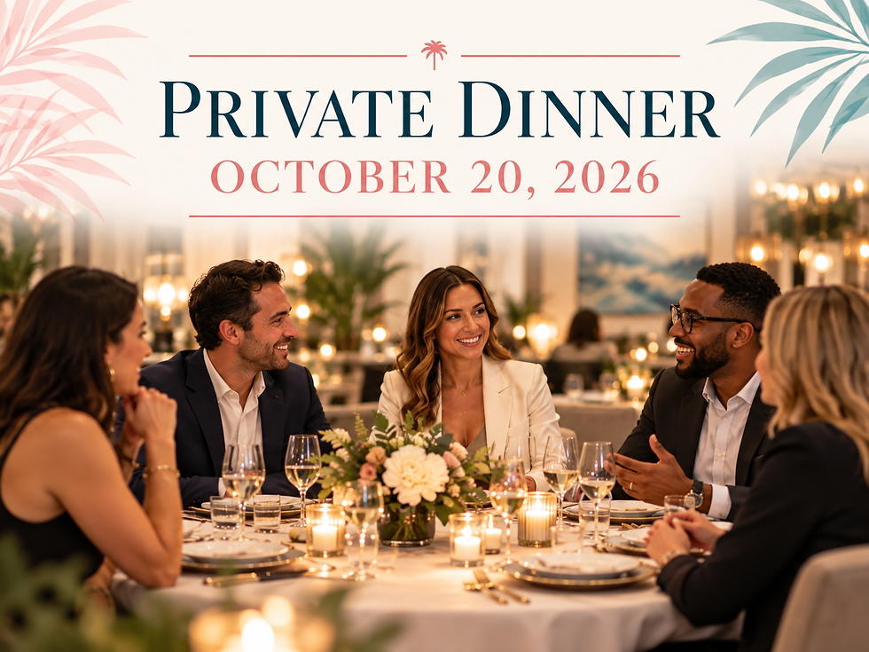 Private Dinner at Global Furniture Group. $39 per person