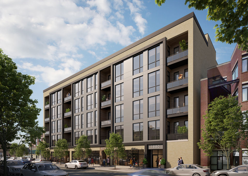 1880 Milwaukee building exterior rendering