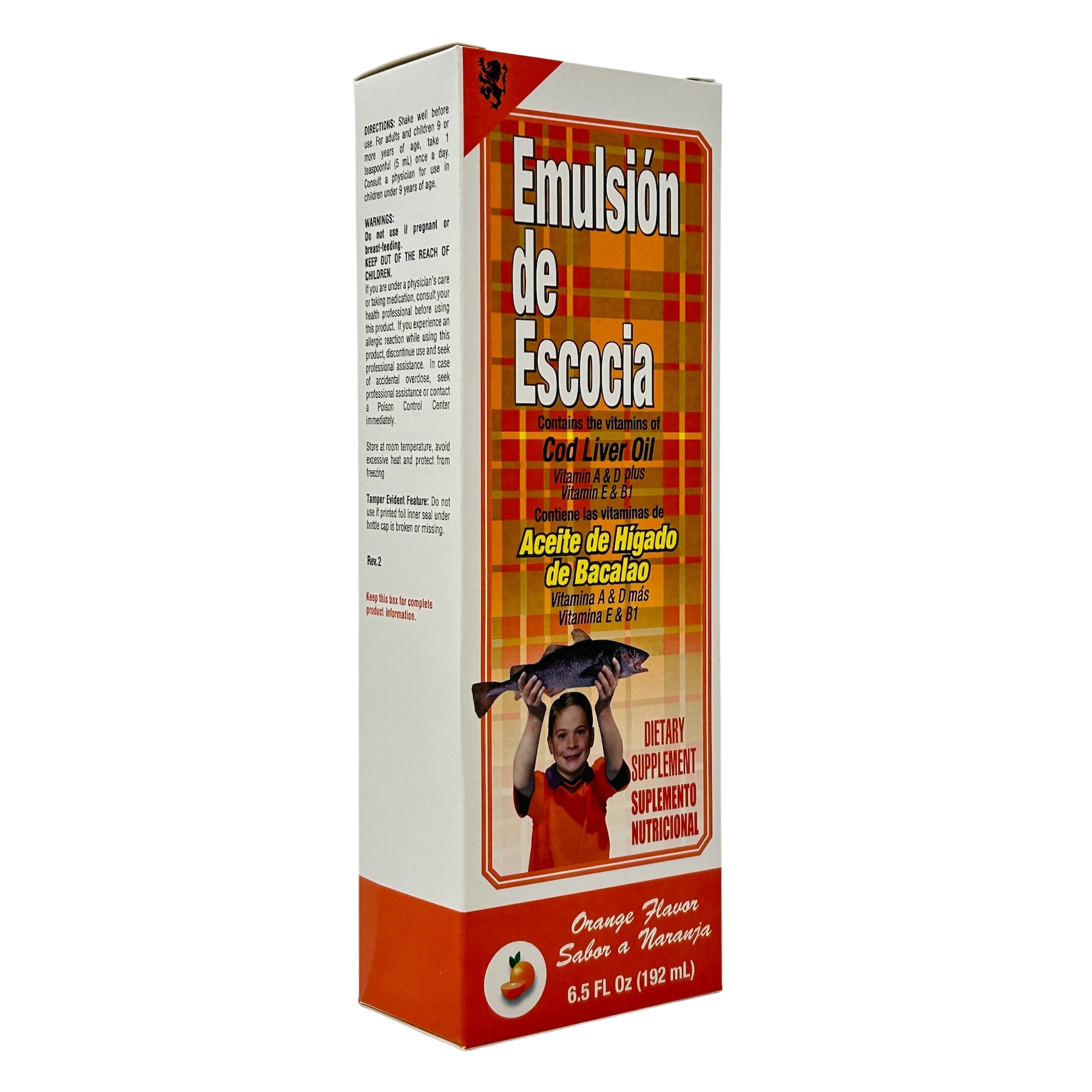Emulsion de Escocia Orange 6.5 oz.