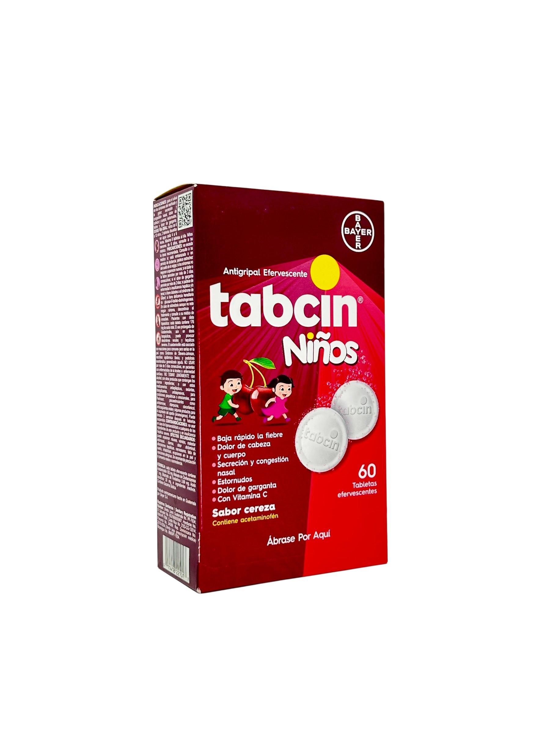 Tabcin Rosado Antigripal Para Ninos Display de 60.