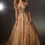 Thumbnail: Detailed Lace/Glitter Ball Gown Prom Dress