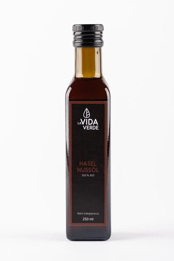 Miniaturbild: Bio Haselnussöl,kaltgepresst, 250ml Flasche, Öhlmühle Lavidaverde, bestes Öl