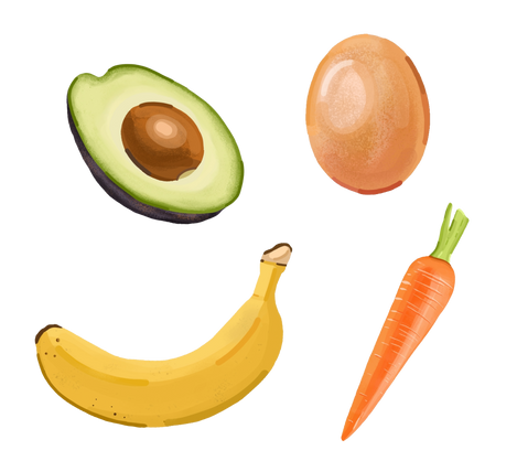 Iowa Food Insecurity Poster Illustrations