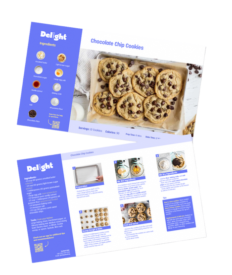 Dessert Box Recipe Cards