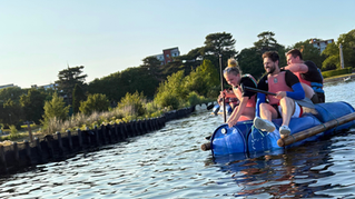 fun things to do with friends in bournemouth such as raft building