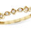 Thumbnail: 14kt White Gold Diamond Square Dot Art Deco Wedding Band