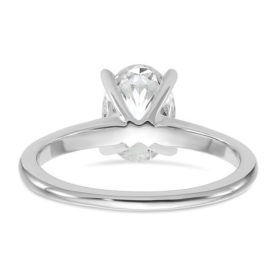 Thumbnail: 14kt White Gold 1.53ct Lab Grown Oval Diamond Engagement Ring