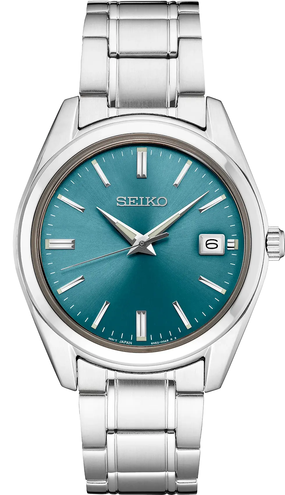 Seiko Essentials Men's Silver Tone Watch