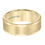 Thumbnail: Tungsten Carbide Rolled Edge Flat Center Wedding Band