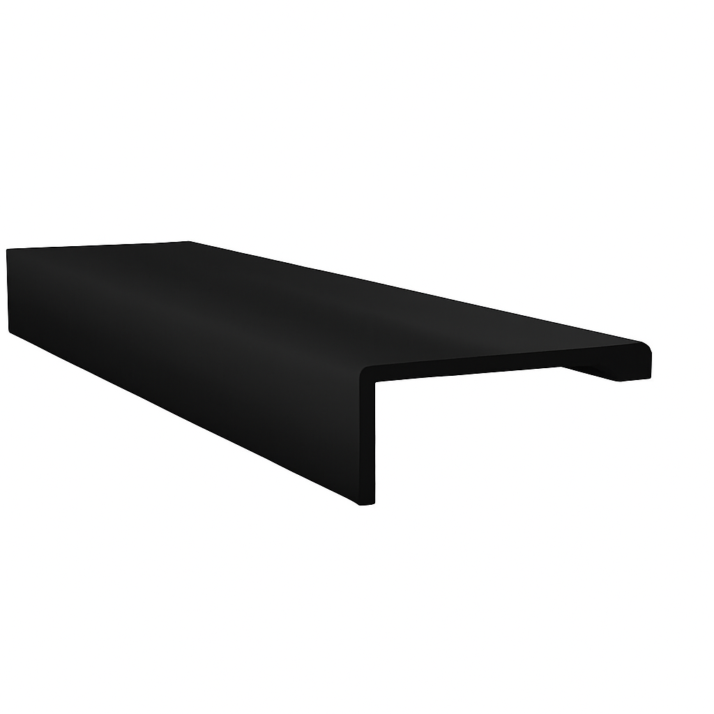 Puxador Sobreposto de Alumínio Anodizado 4012  RFC 146 MM - Preto