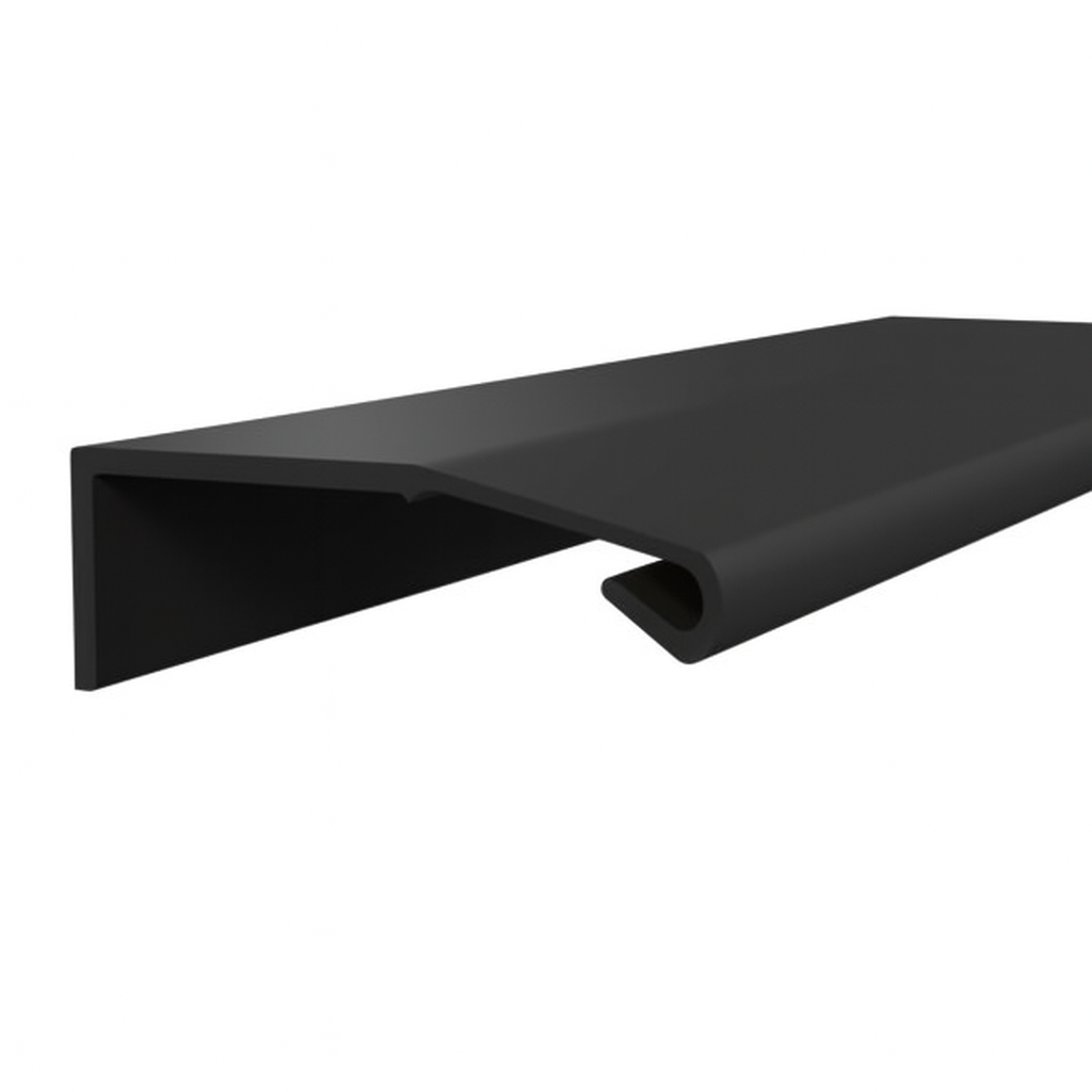 Perfil Puxador de Alumínio Anodizado 4085  RFC - 3M - Preto