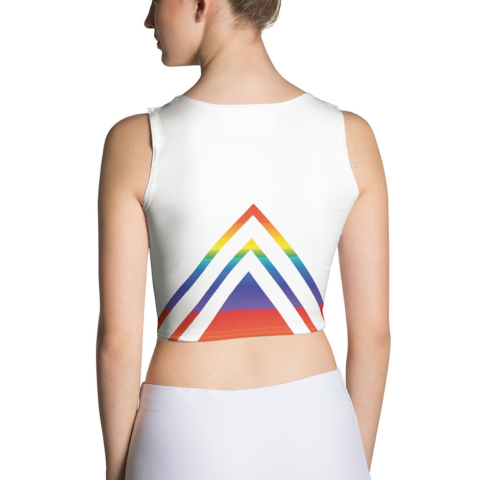 Thumbnail: Rainbow Diamond Crop Tank