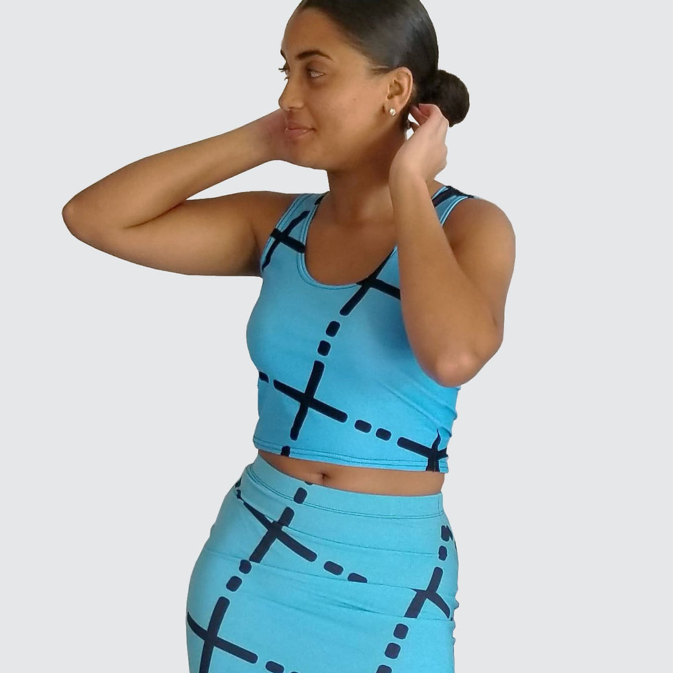 Thumbnail: Ocean Map Crop Top