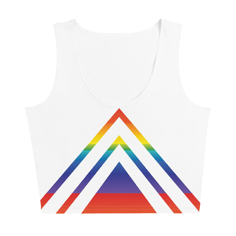 Thumbnail: Rainbow Diamond Crop Tank