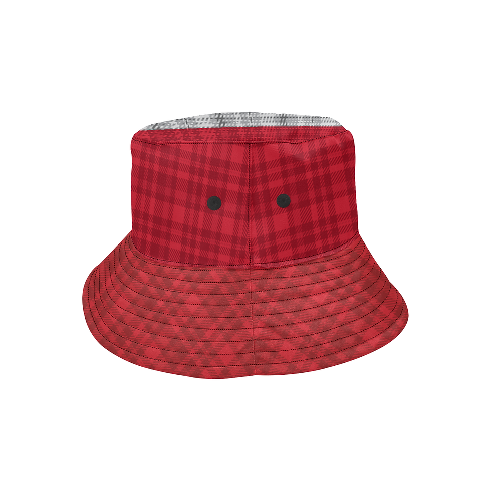 Thumbnail: Ash Berry Plaid Bucket Hat
