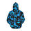 Thumbnail: Blue Weed Leaf Camo Hoodie