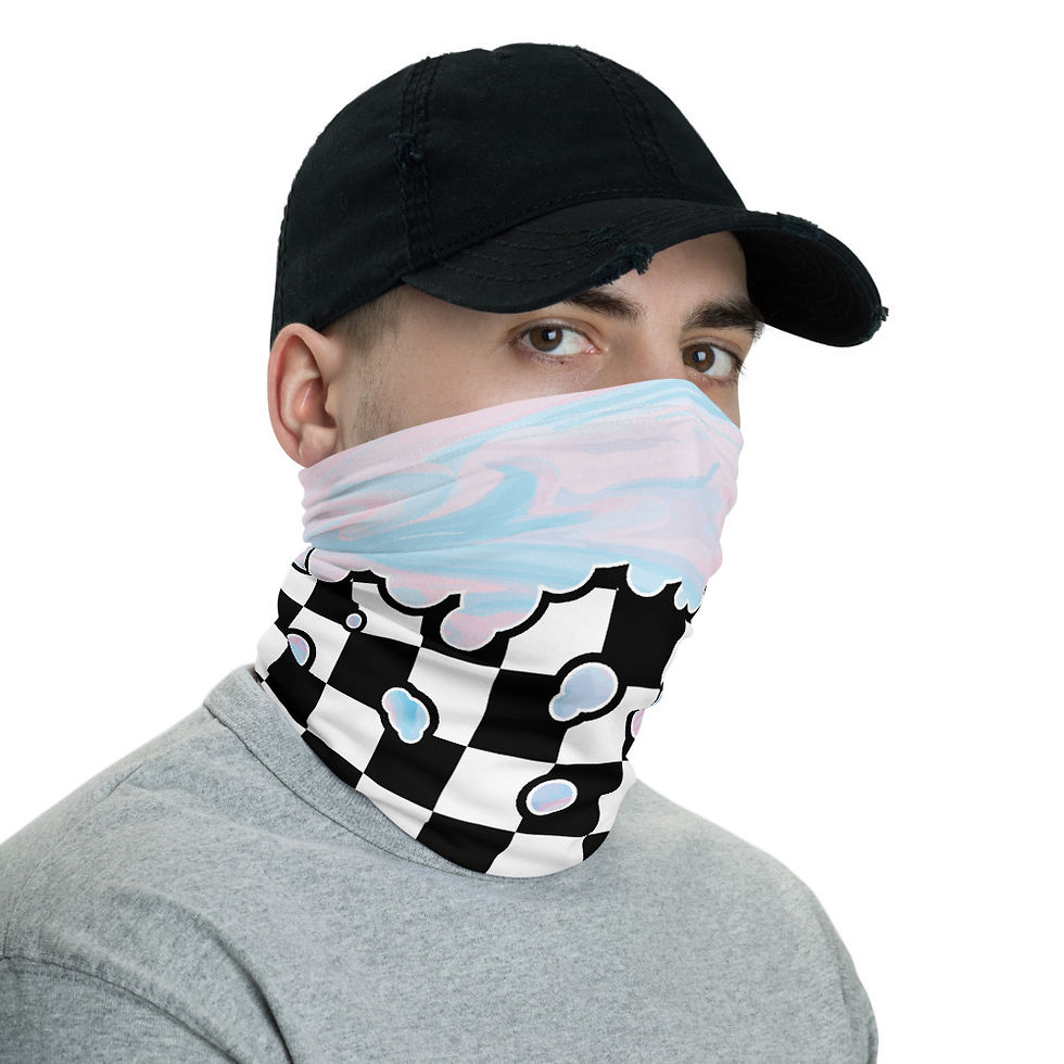 Thumbnail: Holographic Bubbles Neck Gaiter