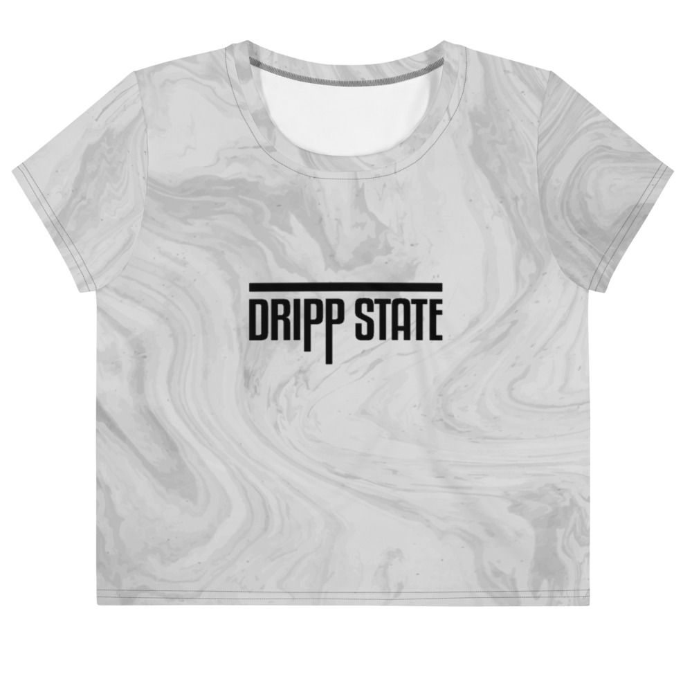 Ash Marble Crop Top