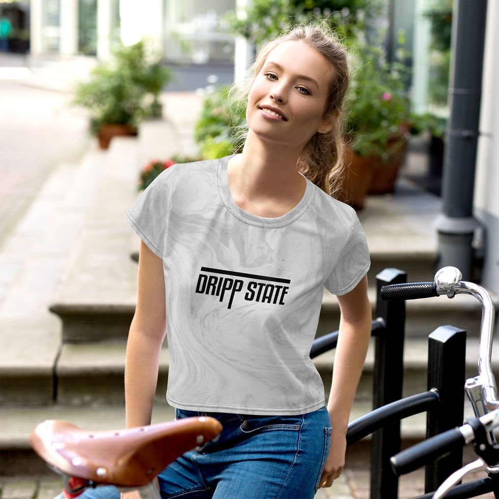 Thumbnail: Ash Marble Crop Top