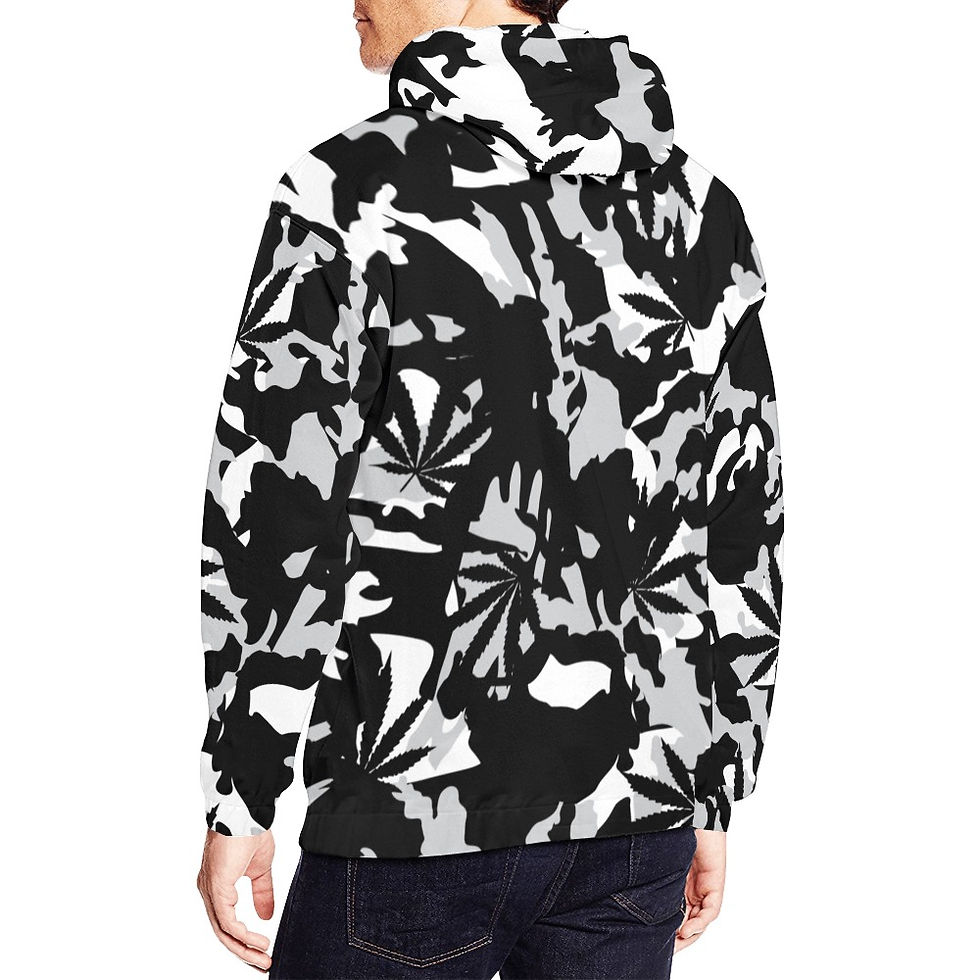 Thumbnail: Ash Weed Leaf Camo Hoodie