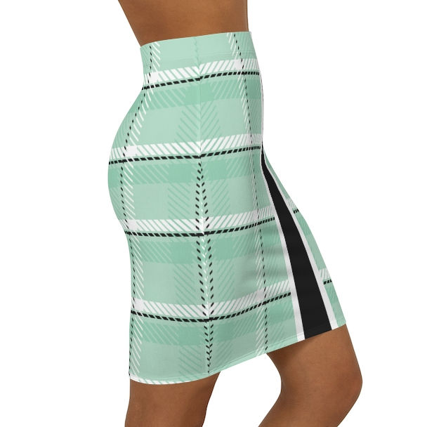 Thumbnail: Mint Striper Pencil Skirt