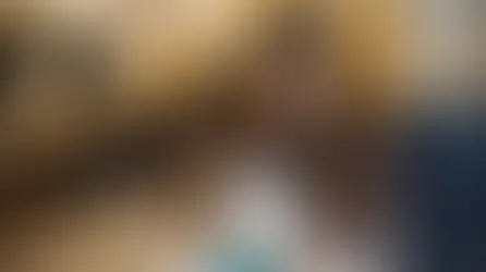 woman and dog in cafe