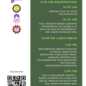 การบรรยายพิเศษในหัวข้อ Project-Based Learning as a Tool for Social Innovation Education