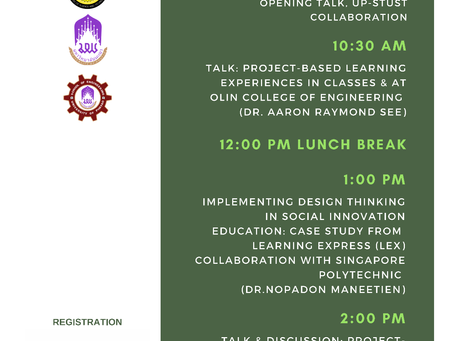 การบรรยายพิเศษในหัวข้อ Project-Based Learning as a Tool for Social Innovation Education