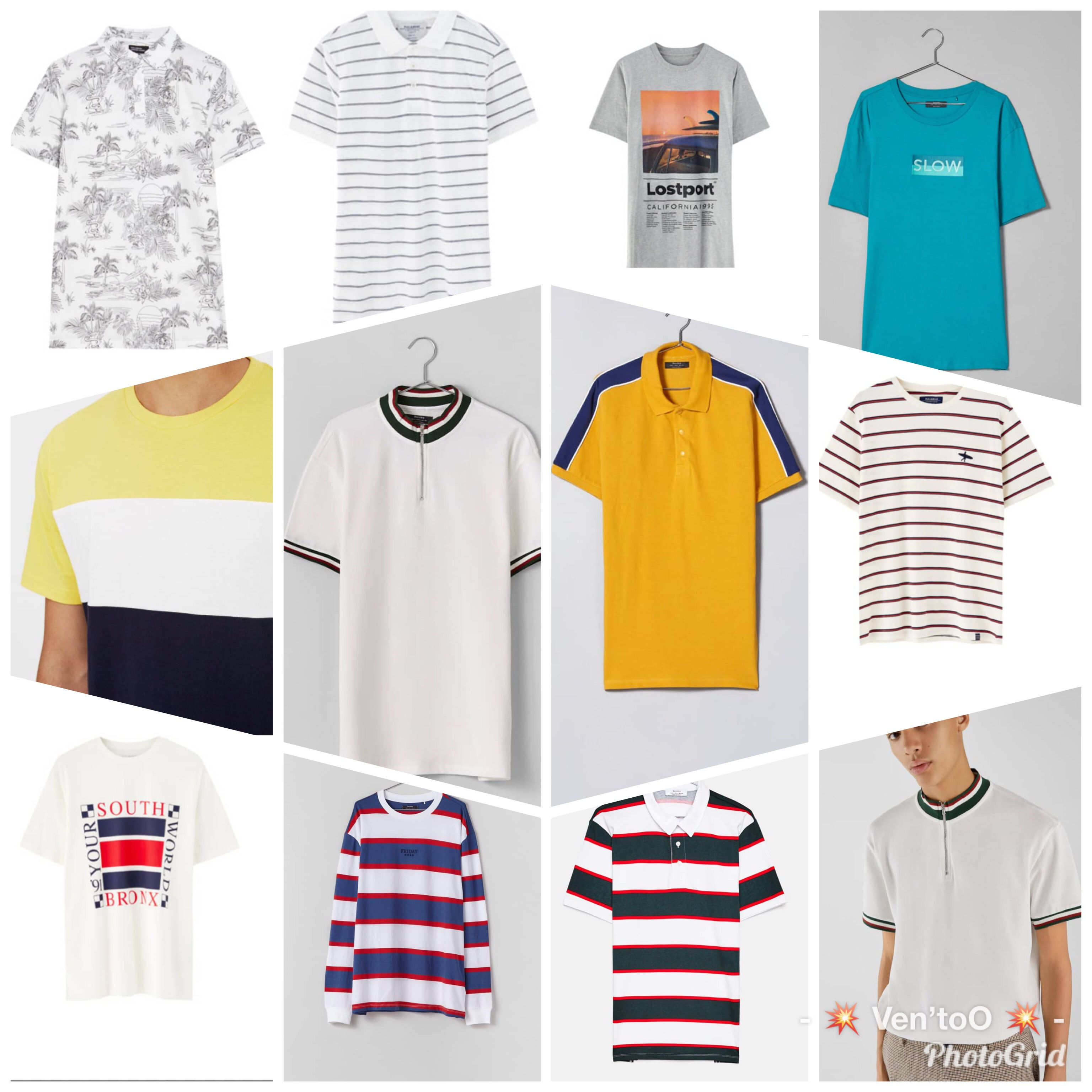 T-shirts : ZARA BERSHKA PULL&BEAR H&M...