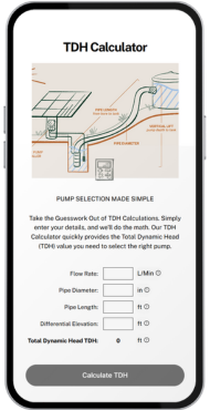 Product calculator interface