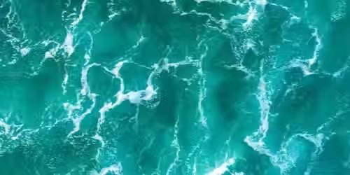 Refreshing ocean representing fresh thinking and ideas