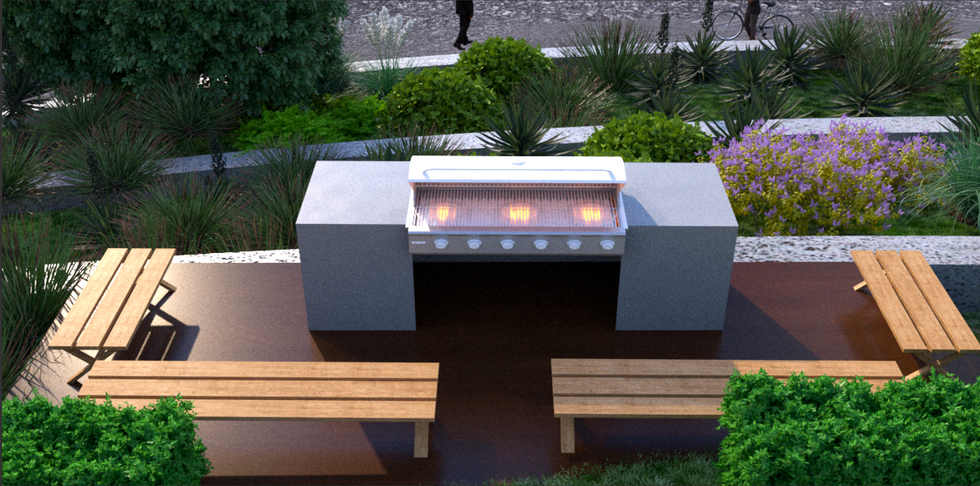 Ponderosa Estates - Upper Driveway Landscape - Render #2 (Day).png