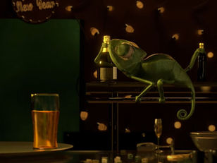 Happy New Year Chameleon