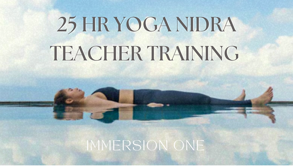 YOGA NIDRA TEACHER CERTIFICATION