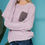 Thumbnail: Comfy & Cozy Pullover with Patchwork Pocket Long Sleeve Top