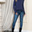 Thumbnail: Shoulder Neckline Ruffle Long Sleeve Top