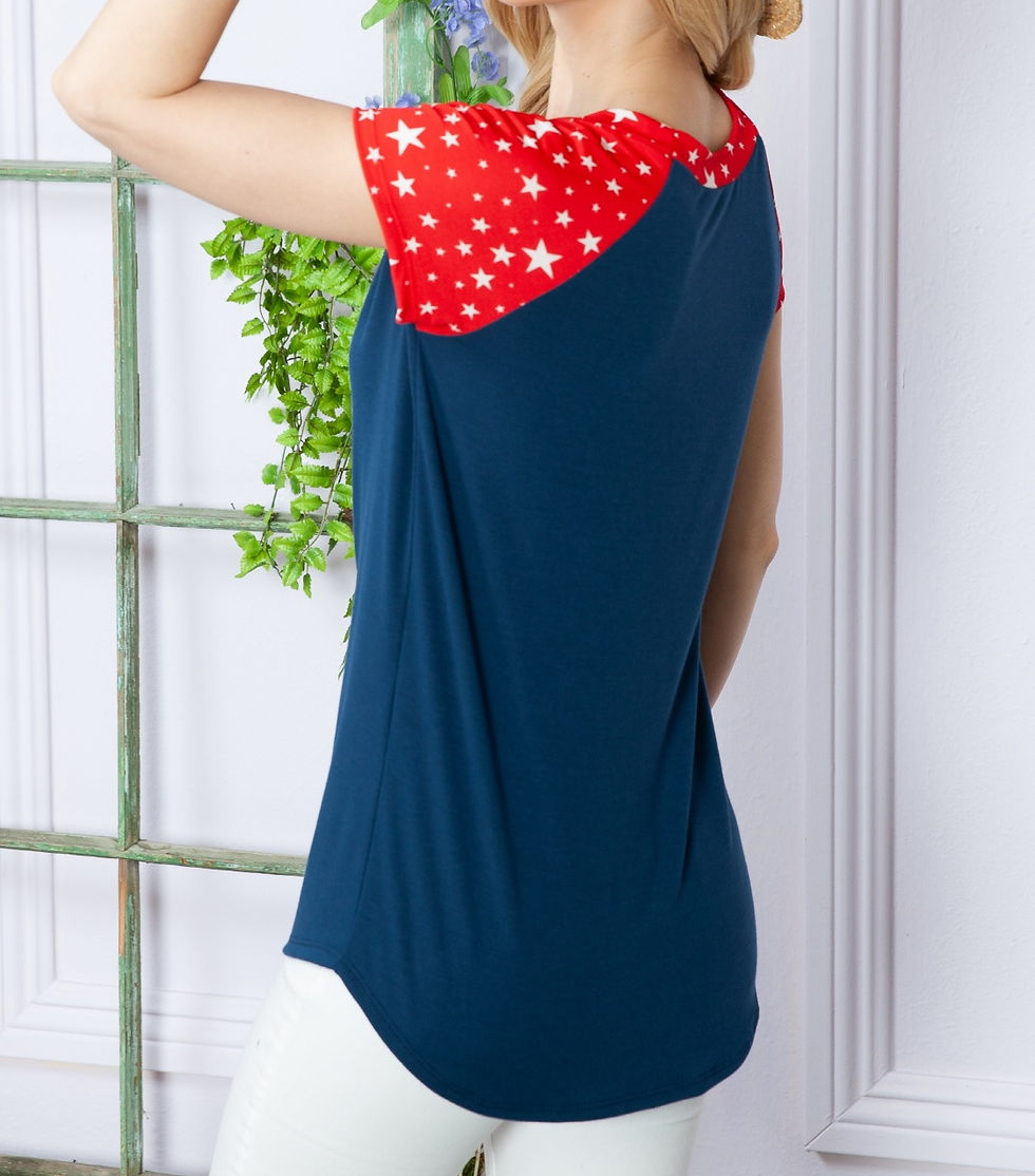 Thumbnail: Raglan Sleeve "Star" Insert Top