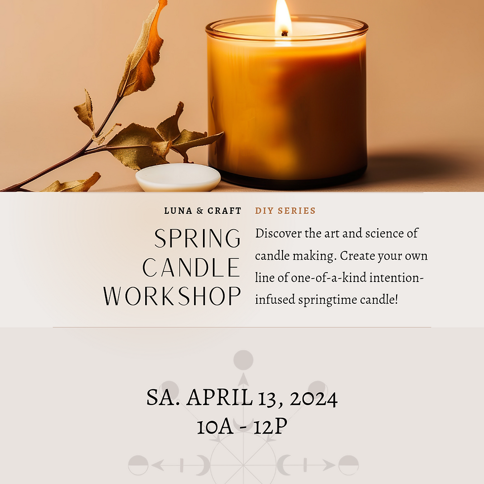 Spring Candle Making Workshop