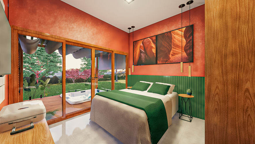 Bangalô Premium, Multipropriedade, Serras Gerais Ecopousada, Tocantins