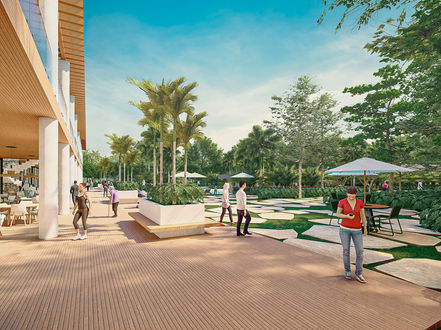 Restaurante principal Área resort, Serras Gerais Lazer e Turismo, Tocantins