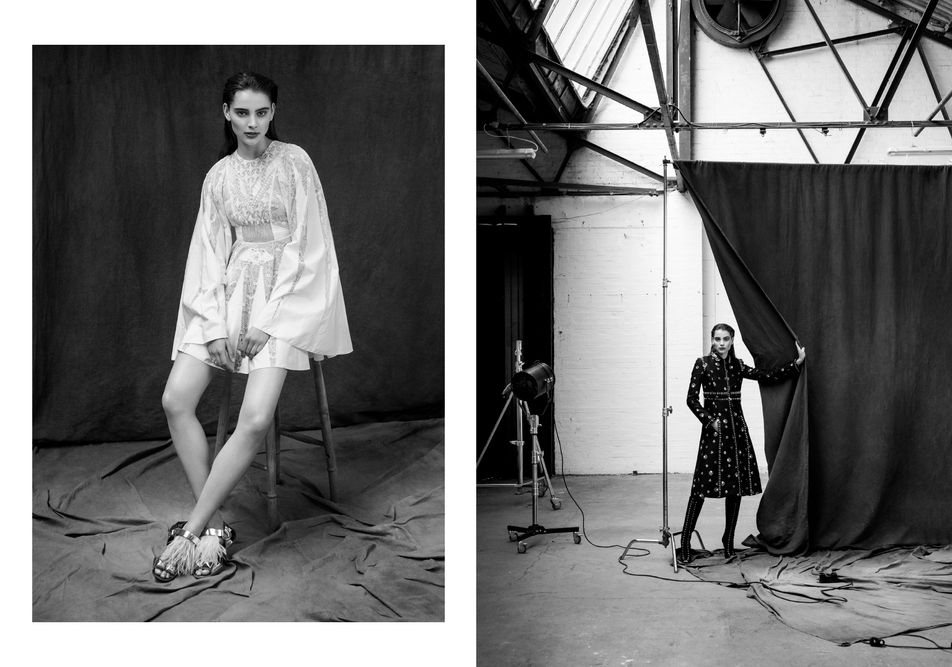 London Luxury Fashion and Jewellery Photographer Edwin S Freyer photographed Giambattista Valli Special with Romy Schonberger for 5ELEVEN Magazine
