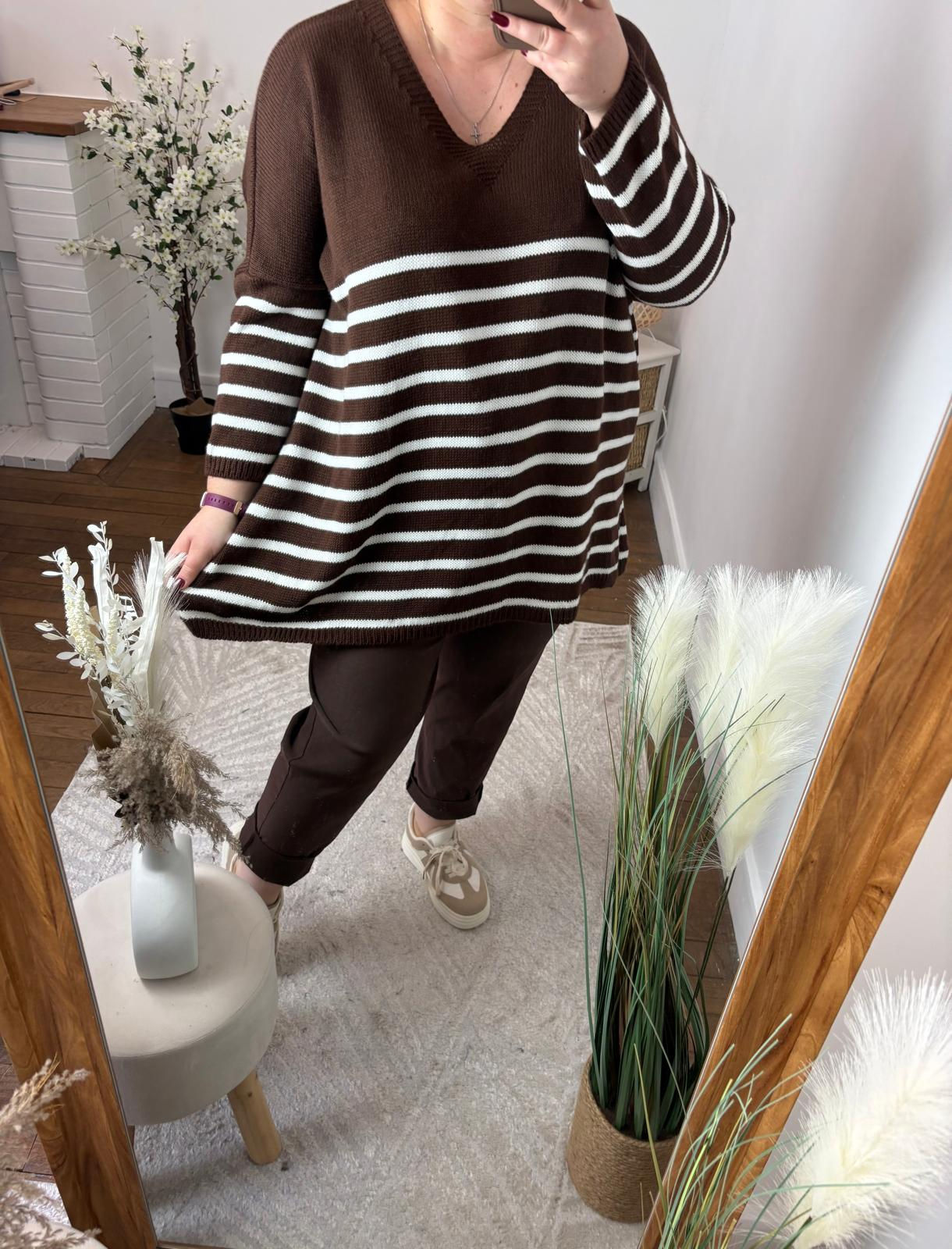 PULL DANAE MARRON