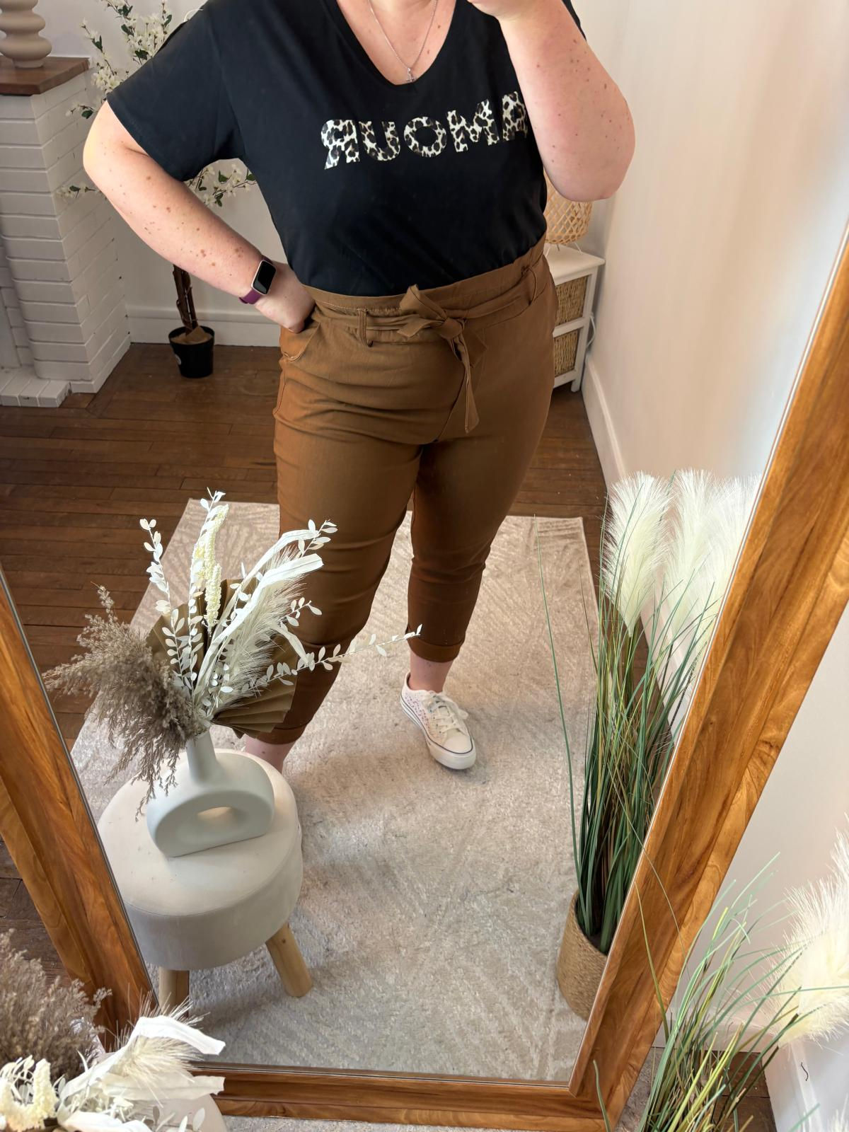 PANTALON LENA MARRON