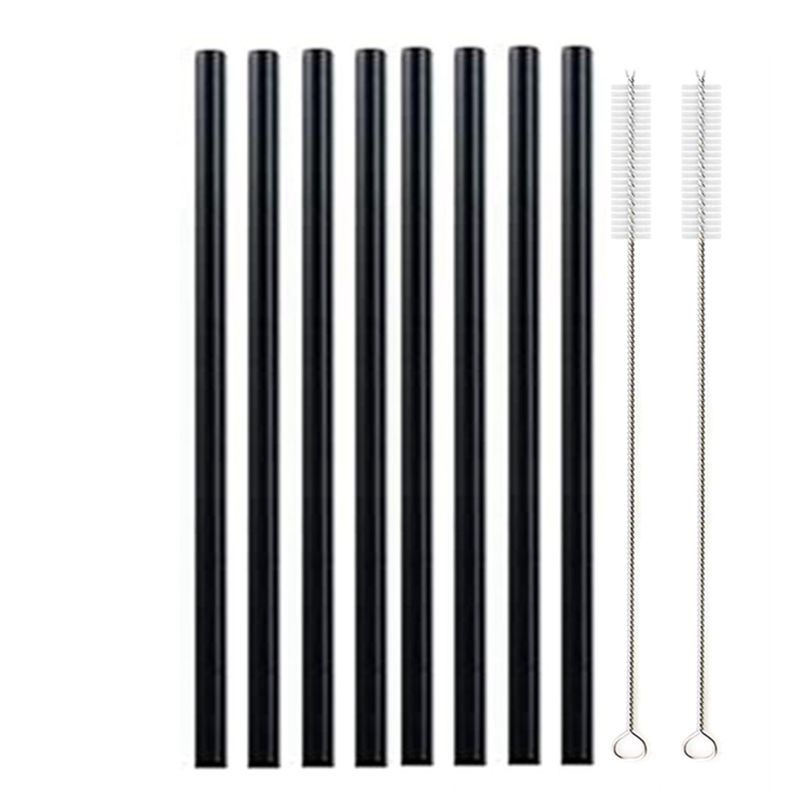 Thumbnail: Reusable Glass Straws Set Multi-Color