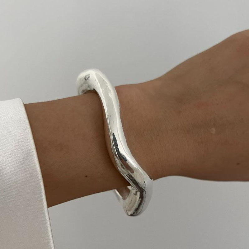 Thumbnail: Vintage Wide Cuff Bangles 