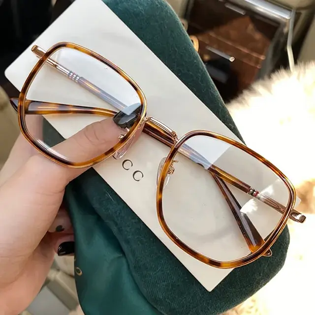 Thumbnail: Retro Plain Transparent Glasses 