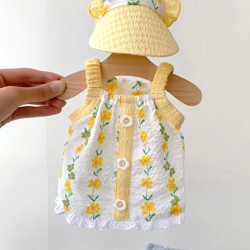 Thumbnail: Cute Thin Flower Fashion Puppy Clothes Dress Vest 